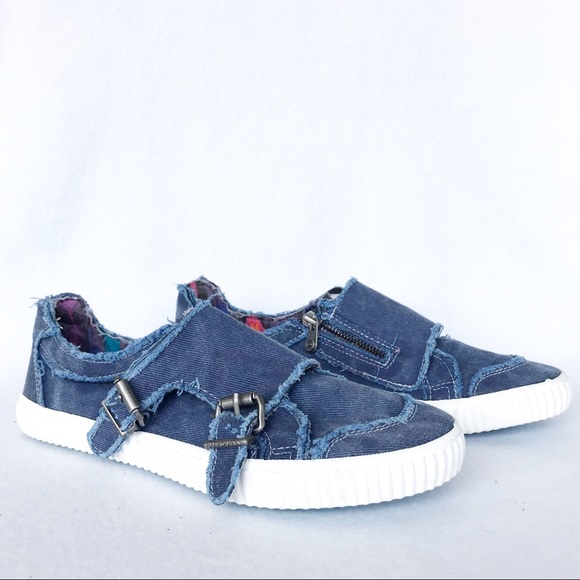 Blowfish Shoes - Blowfish | Women’s Distressed Denim Sneakers Sz 9